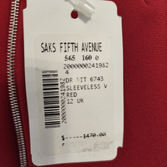 "New" Victoria Beckham gorgeous red dress - Picture 5 of 6